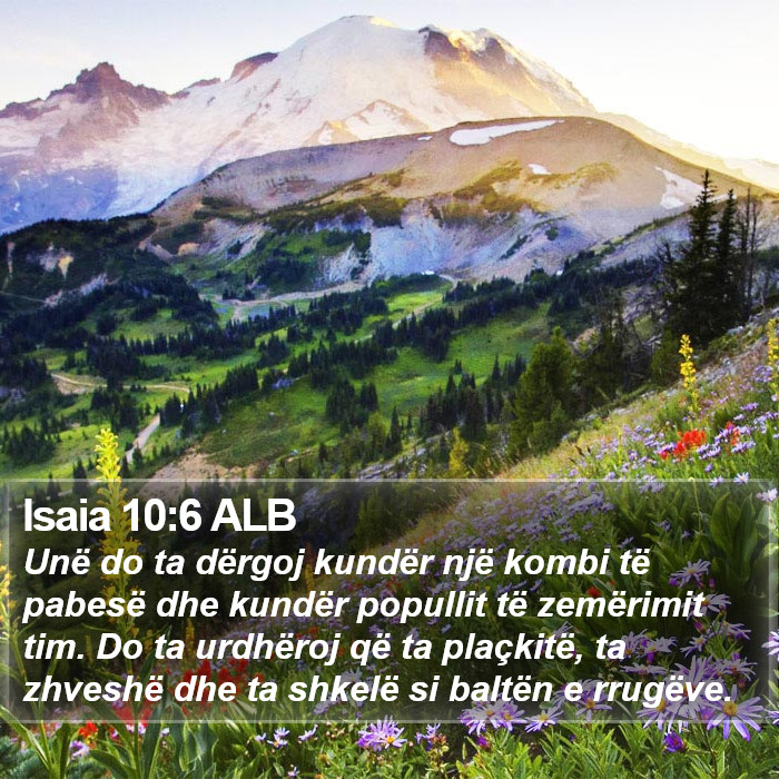 Isaia 10:6 ALB Bible Study