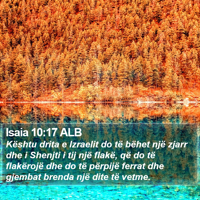 Isaia 10:17 ALB Bible Study