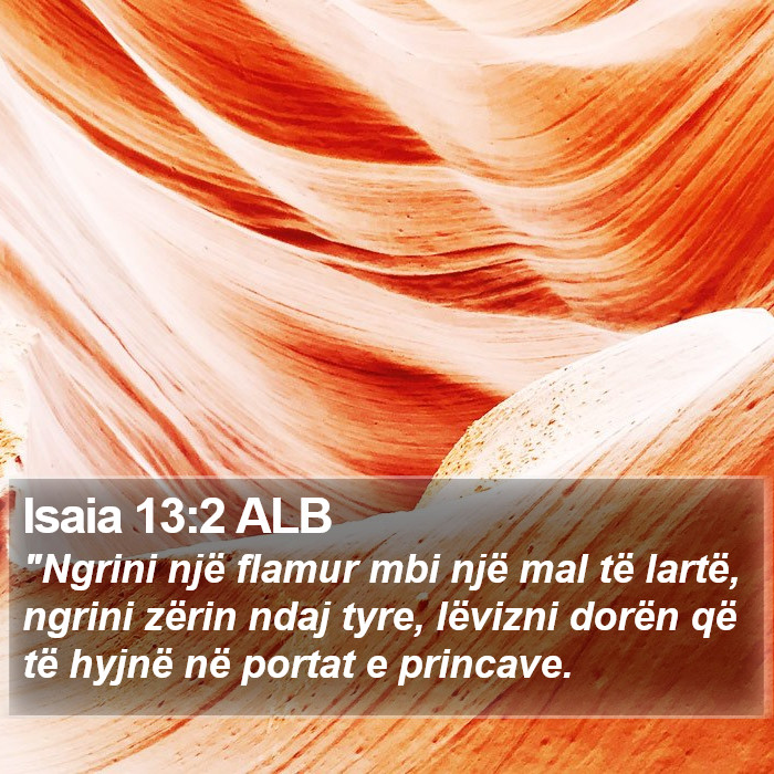 Isaia 13:2 ALB Bible Study