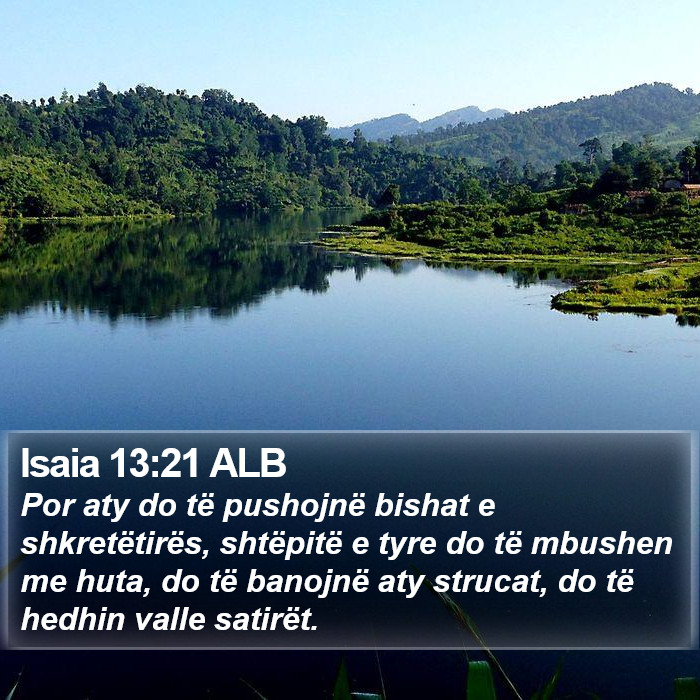 Isaia 13:21 ALB Bible Study