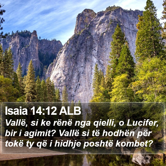 Isaia 14:12 ALB Bible Study