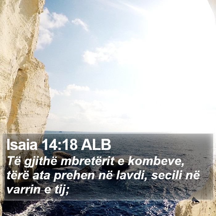 Isaia 14:18 ALB Bible Study