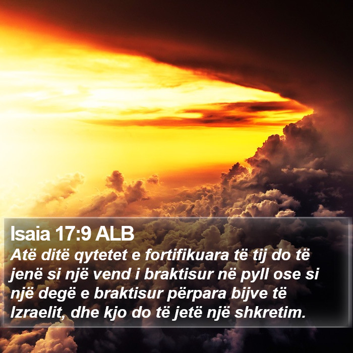 Isaia 17:9 ALB Bible Study