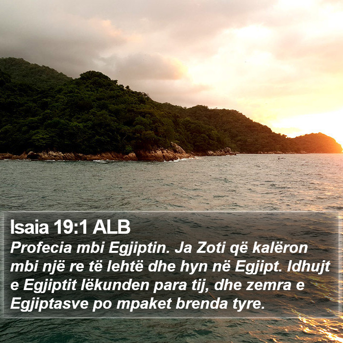 Isaia 19:1 ALB Bible Study