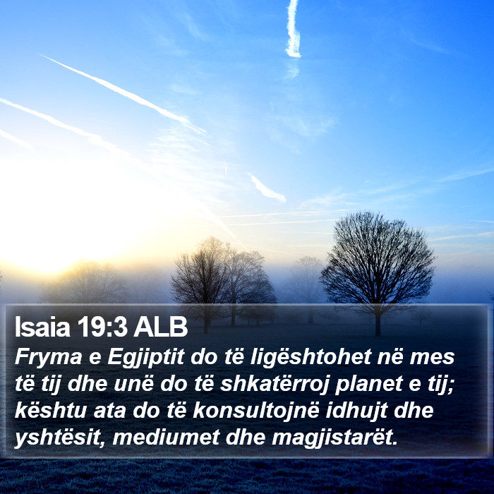 Isaia 19:3 ALB Bible Study