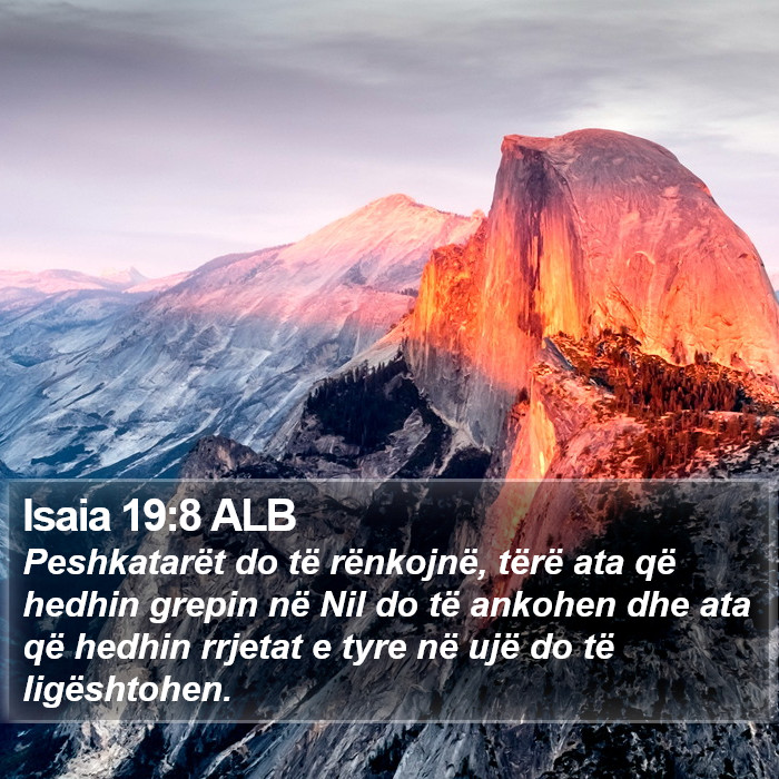 Isaia 19:8 ALB Bible Study