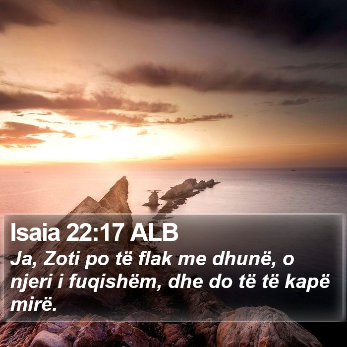 Isaia 22:17 ALB Bible Study