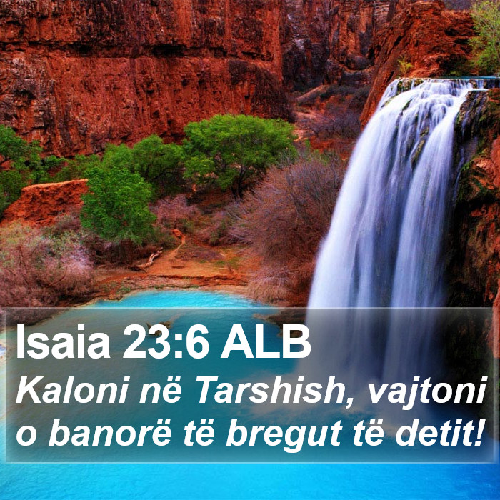 Isaia 23:6 ALB Bible Study