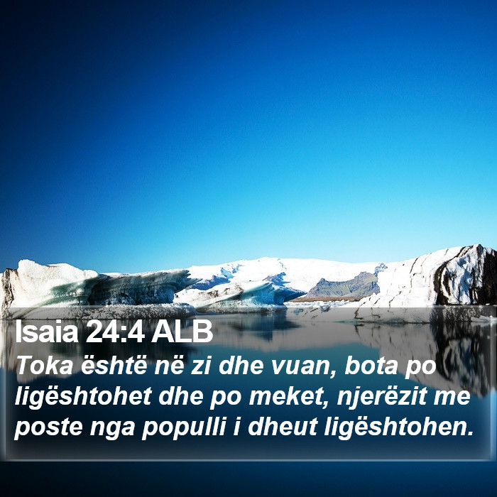 Isaia 24:4 ALB Bible Study