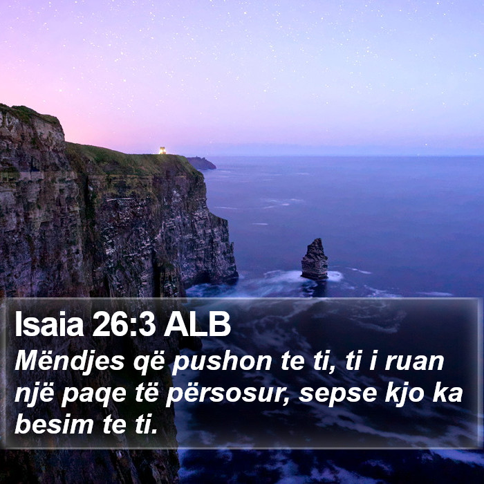 Isaia 26:3 ALB Bible Study