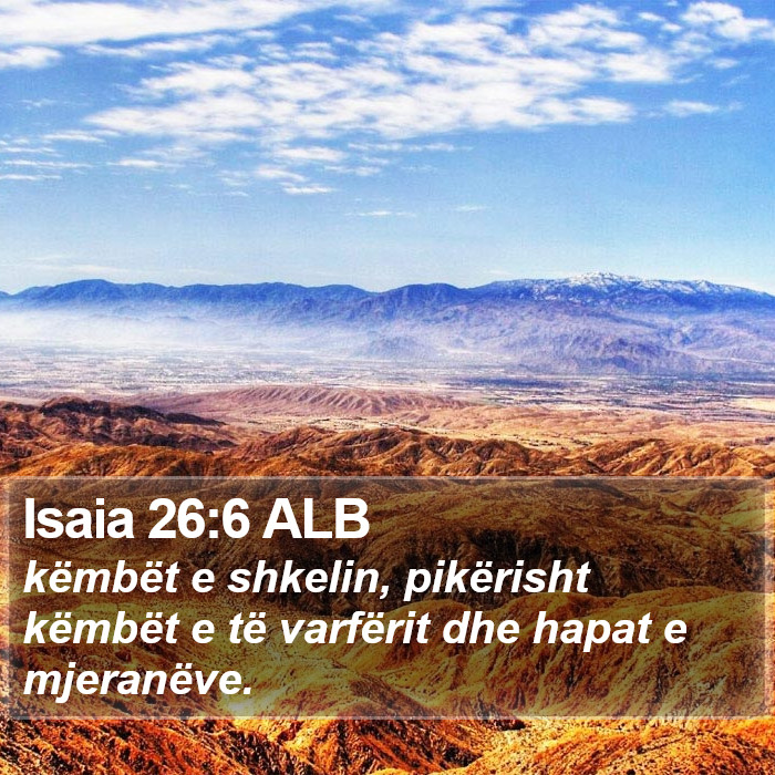 Isaia 26:6 ALB Bible Study