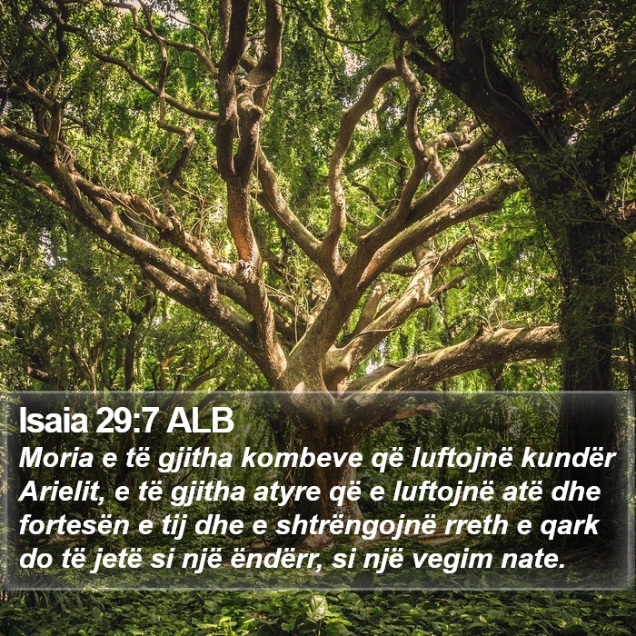 Isaia 29:7 ALB Bible Study