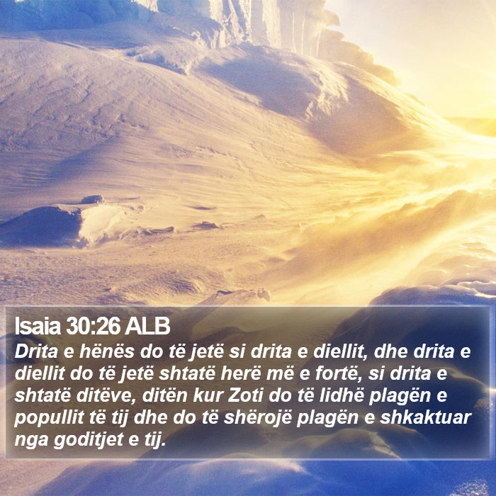 Isaia 30:26 ALB Bible Study