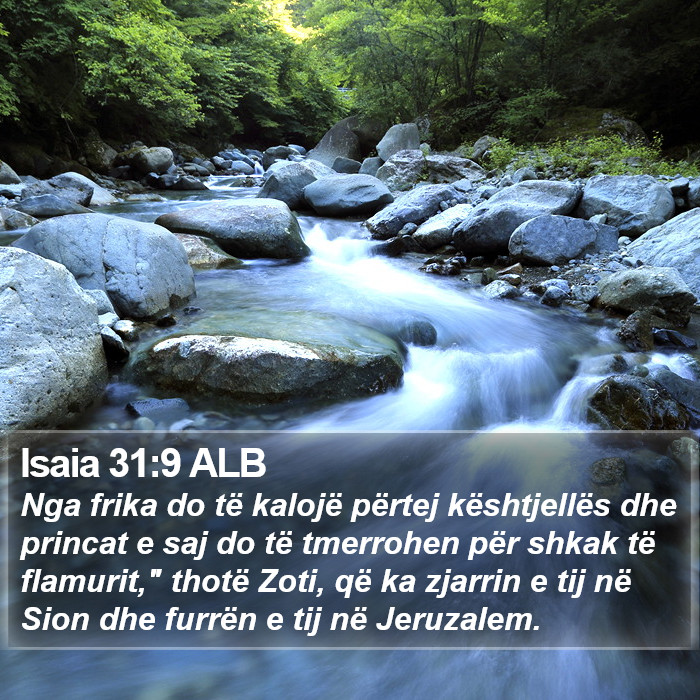 Isaia 31:9 ALB Bible Study