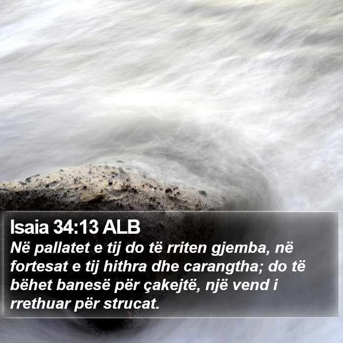 Isaia 34:13 ALB Bible Study