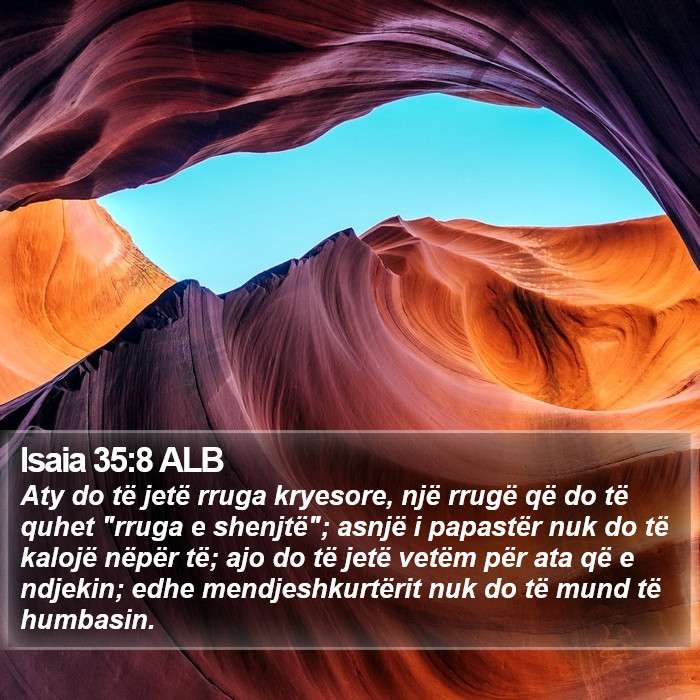 Isaia 35:8 ALB Bible Study