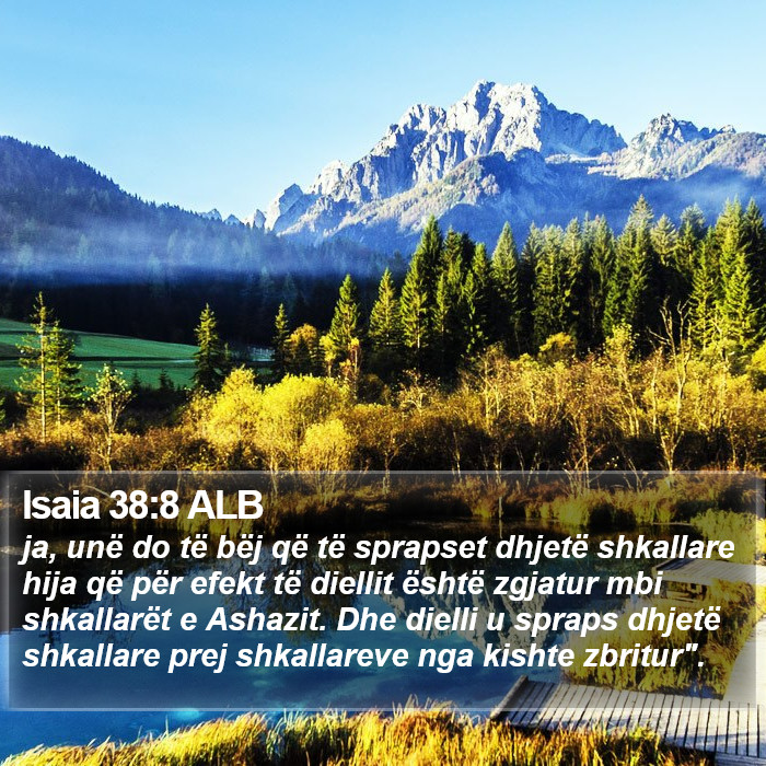 Isaia 38:8 ALB Bible Study