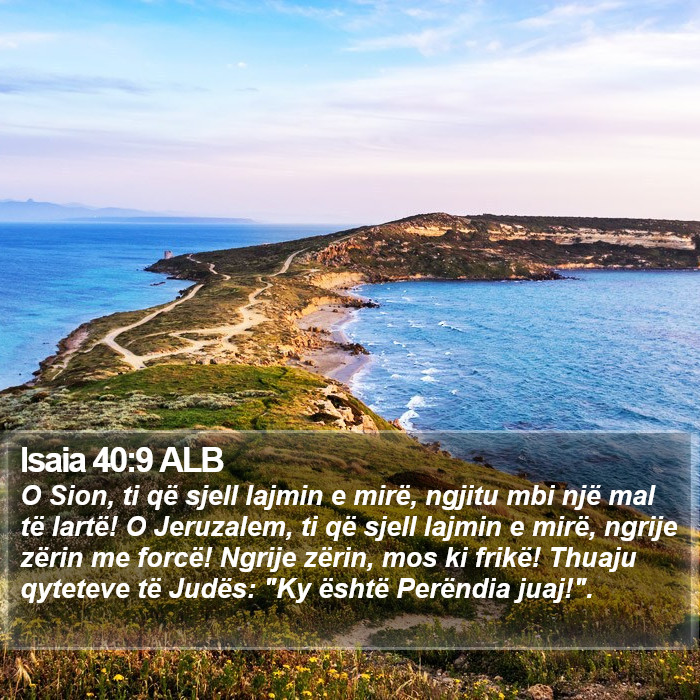 Isaia 40:9 ALB Bible Study