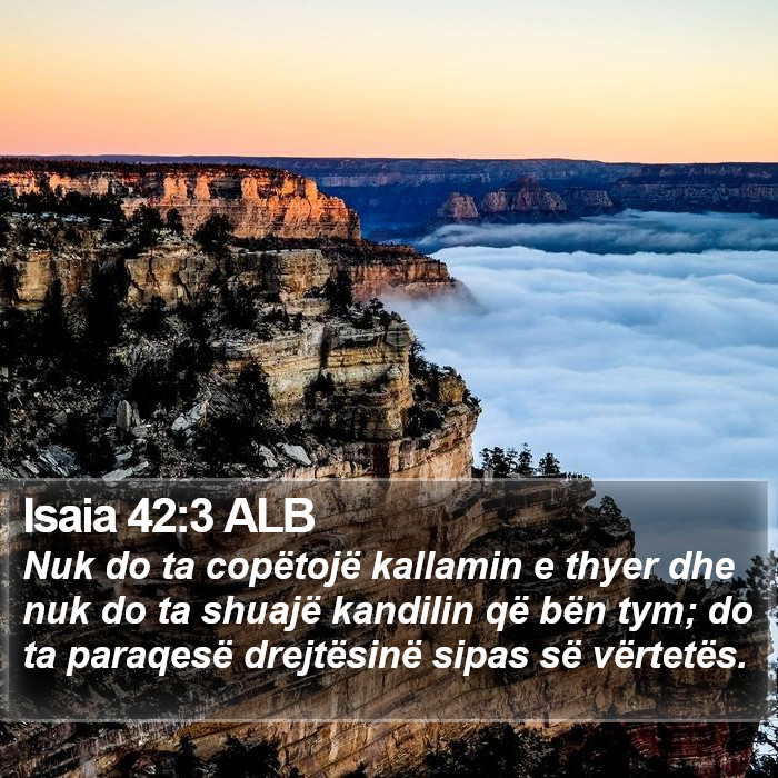 Isaia 42:3 ALB Bible Study
