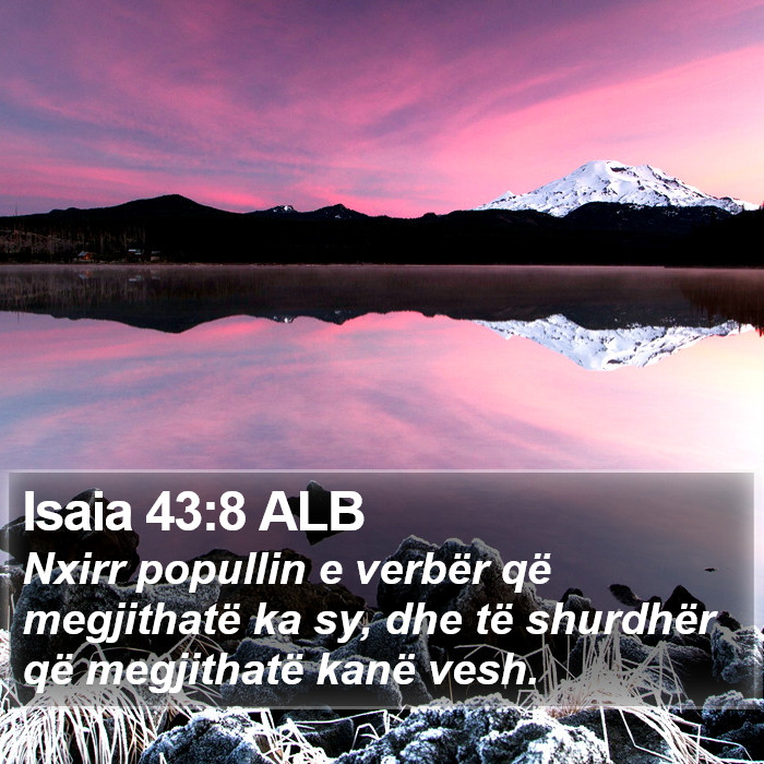 Isaia 43:8 ALB Bible Study