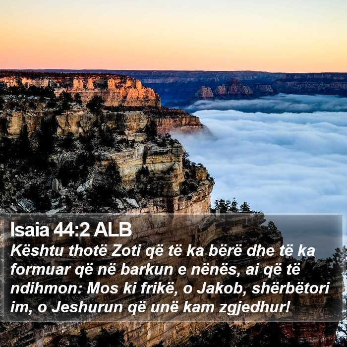 Isaia 44:2 ALB Bible Study