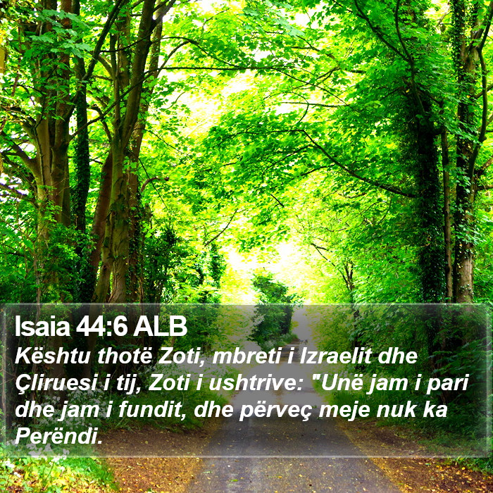 Isaia 44:6 ALB Bible Study