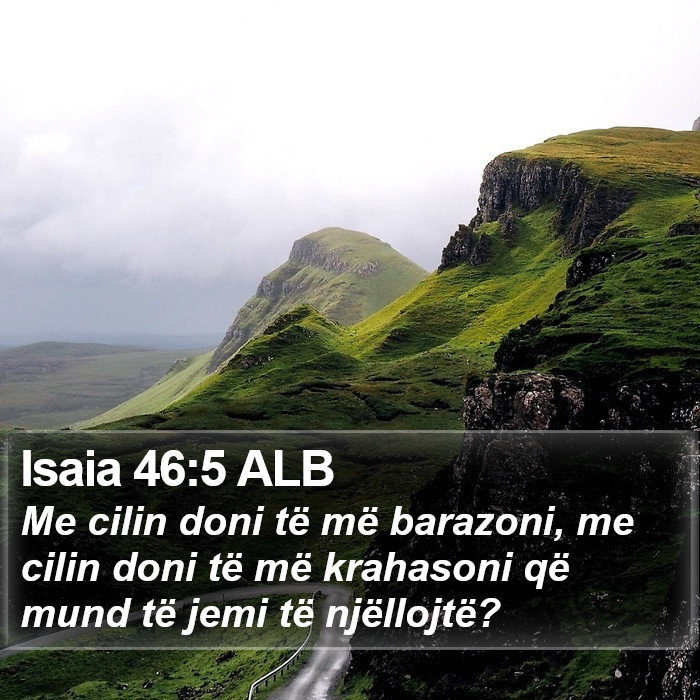 Isaia 46:5 ALB Bible Study
