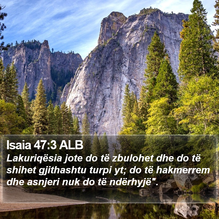 Isaia 47:3 ALB Bible Study