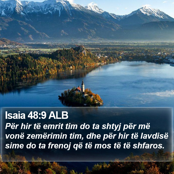 Isaia 48:9 ALB Bible Study