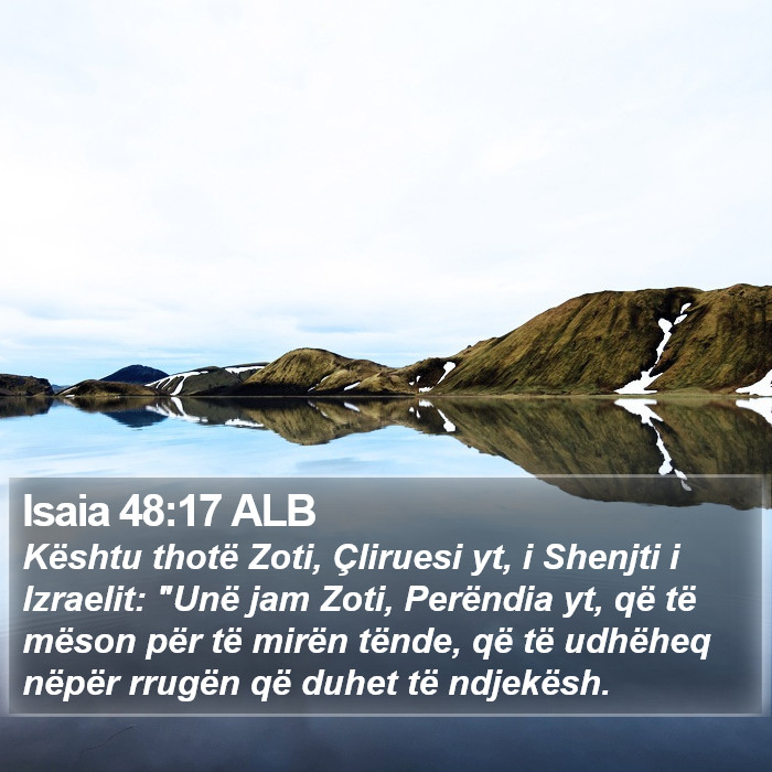 Isaia 48:17 ALB Bible Study