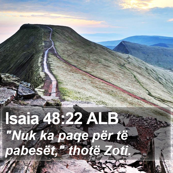 Isaia 48:22 ALB Bible Study