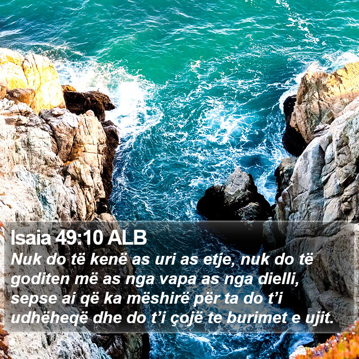 Isaia 49:10 ALB Bible Study