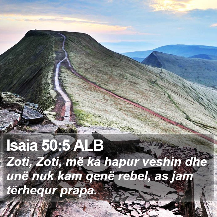 Isaia 50:5 ALB Bible Study