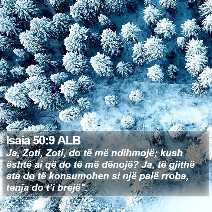 Isaia 50:9 ALB Bible Study