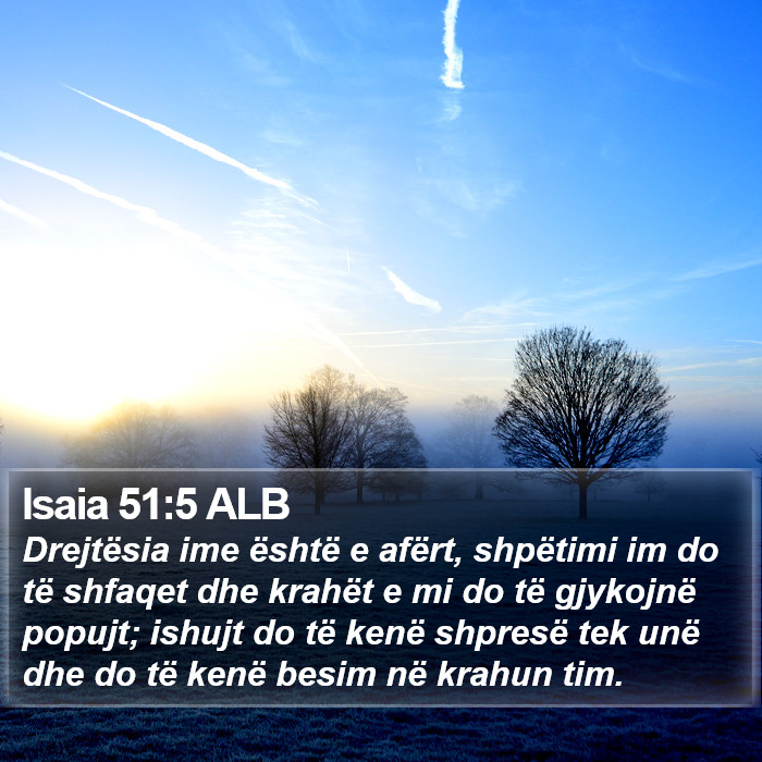 Isaia 51:5 ALB Bible Study