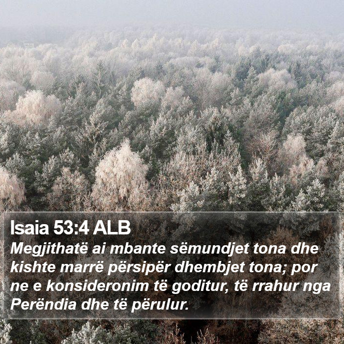 Isaia 53:4 ALB Bible Study