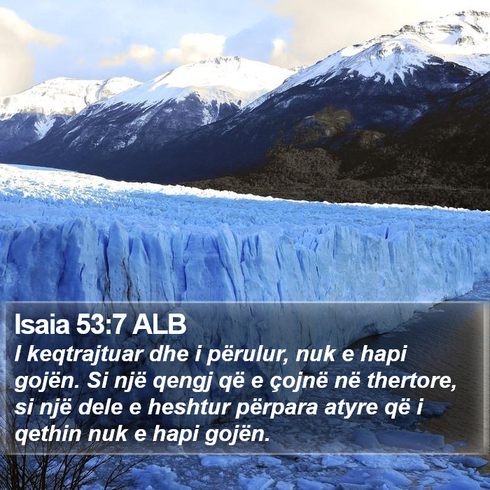 Isaia 53:7 ALB Bible Study