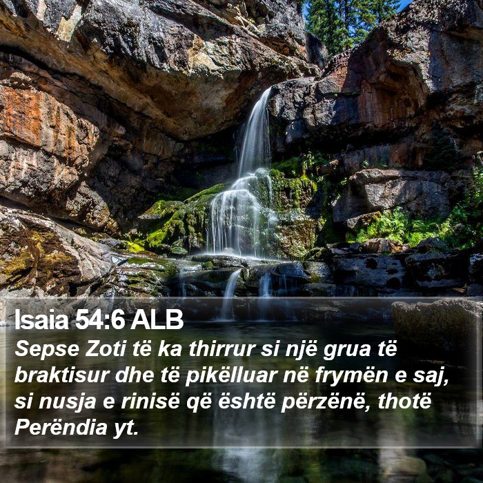 Isaia 54:6 ALB Bible Study