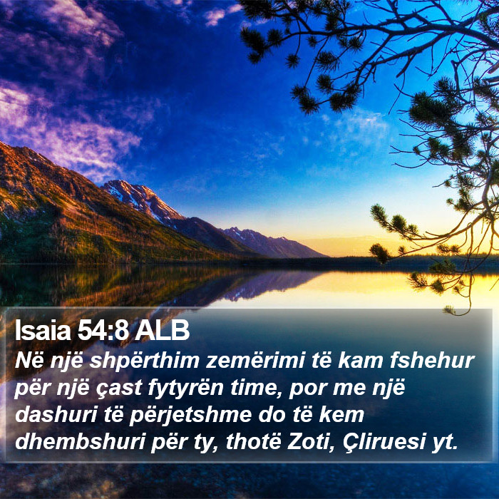 Isaia 54:8 ALB Bible Study