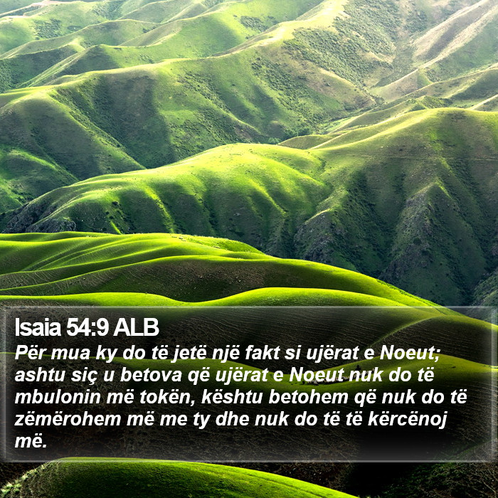 Isaia 54:9 ALB Bible Study