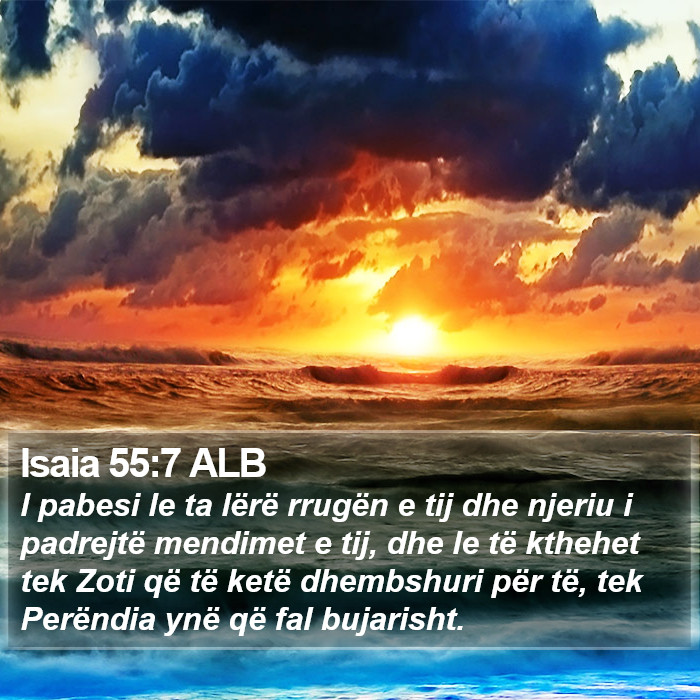 Isaia 55:7 ALB Bible Study