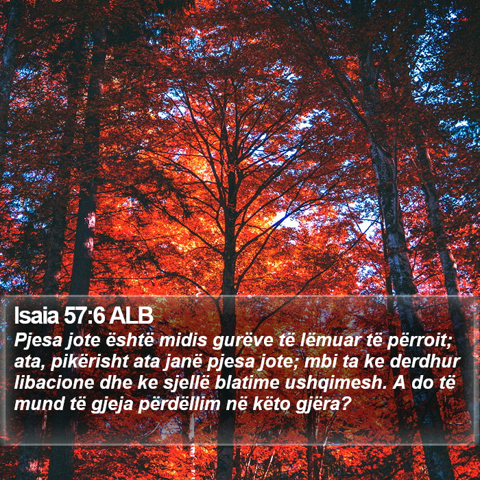 Isaia 57:6 ALB Bible Study