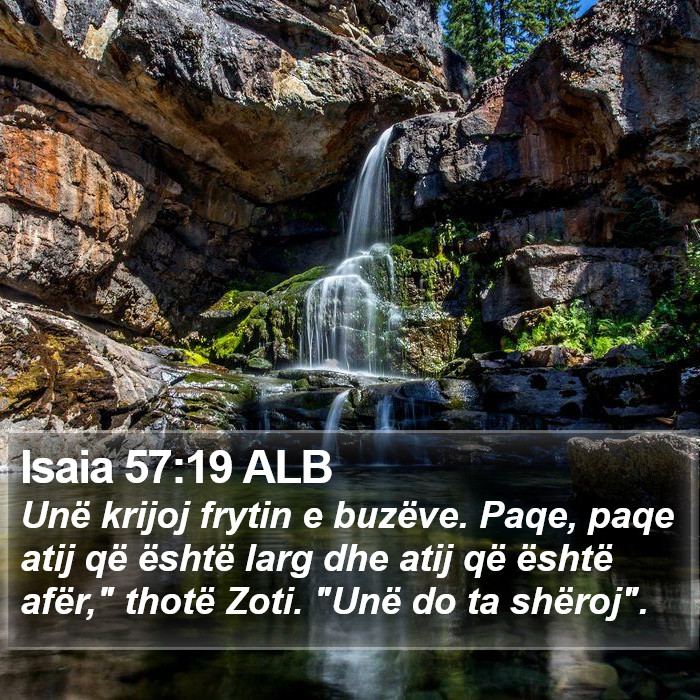 Isaia 57:19 ALB Bible Study