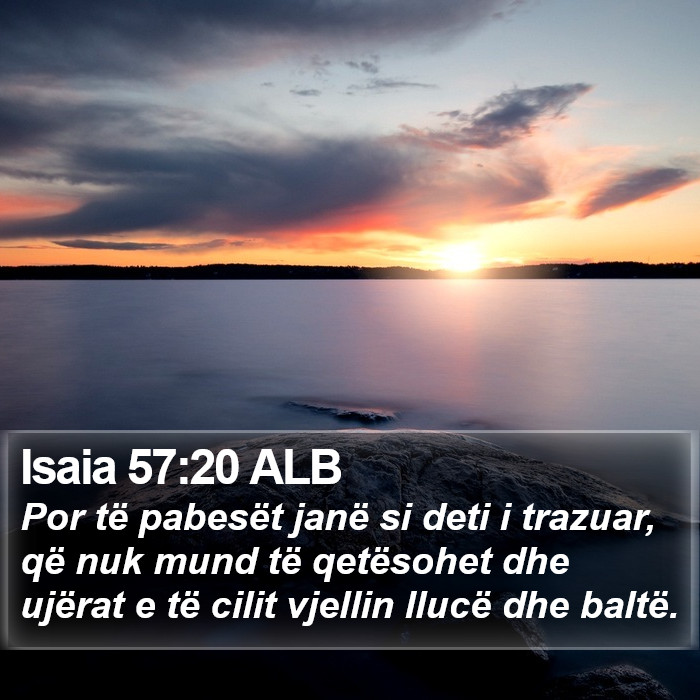 Isaia 57:20 ALB Bible Study