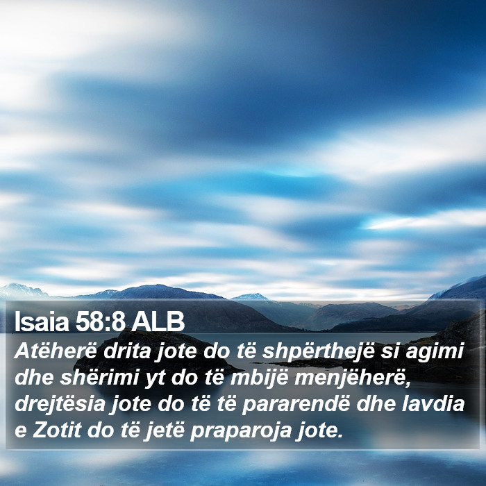 Isaia 58:8 ALB Bible Study