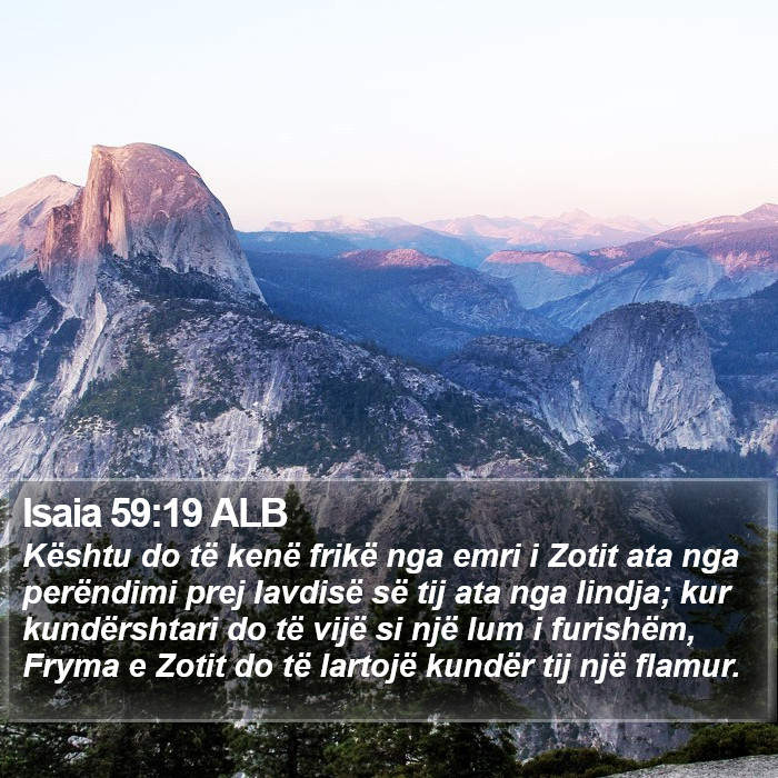 Isaia 59:19 ALB Bible Study
