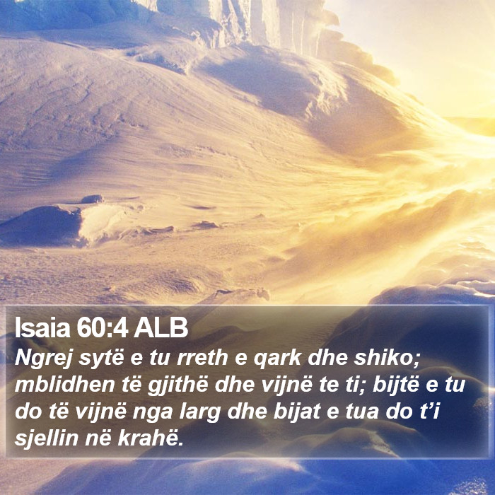 Isaia 60:4 ALB Bible Study
