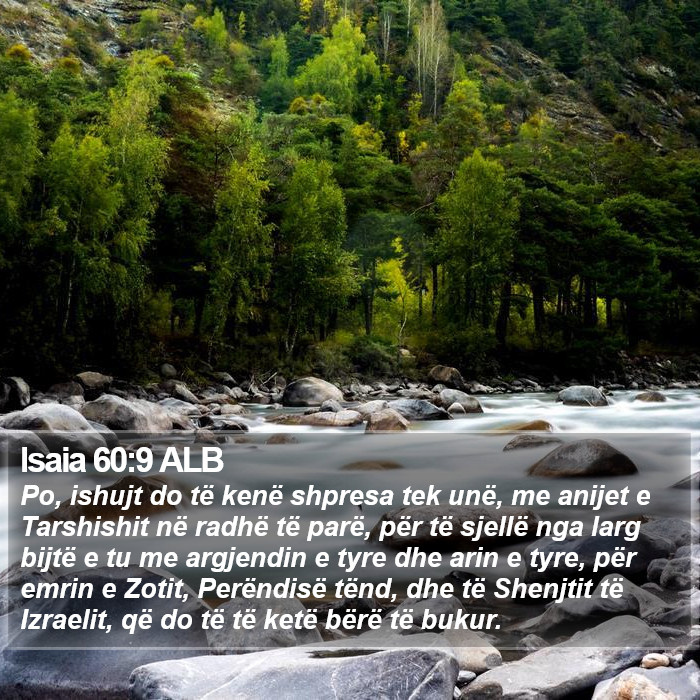 Isaia 60:9 ALB Bible Study