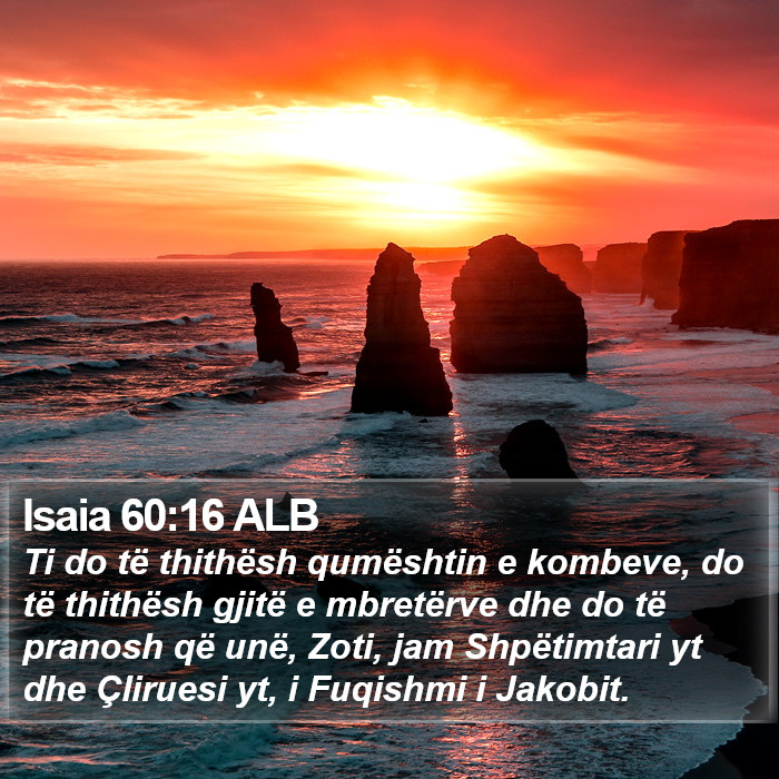 Isaia 60:16 ALB Bible Study