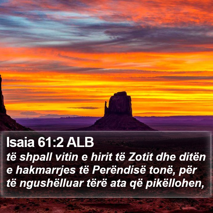 Isaia 61:2 ALB Bible Study